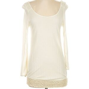 American Eagle Outfitters Cream Long Sleeve Top
